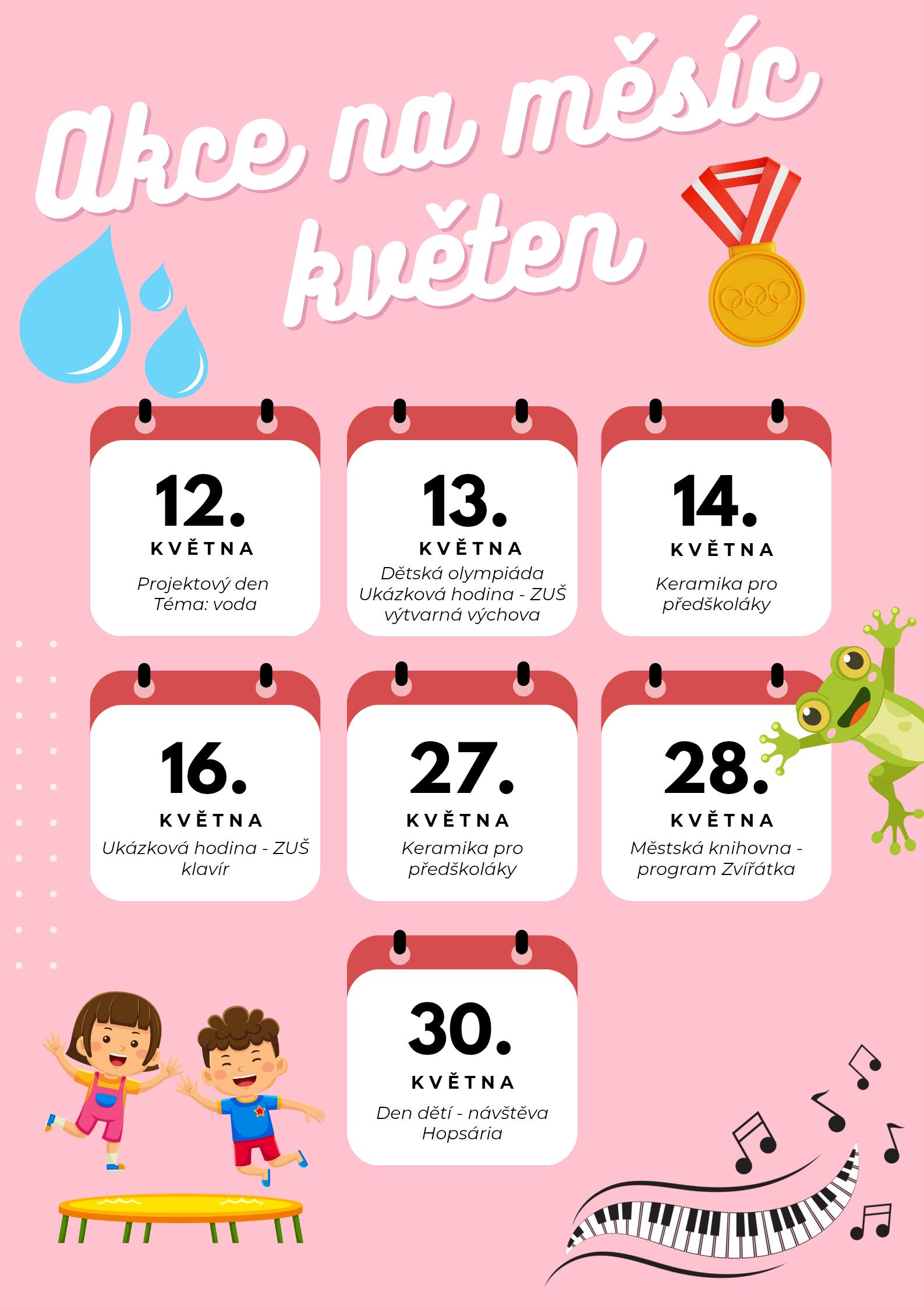 Akce na měsíc květen